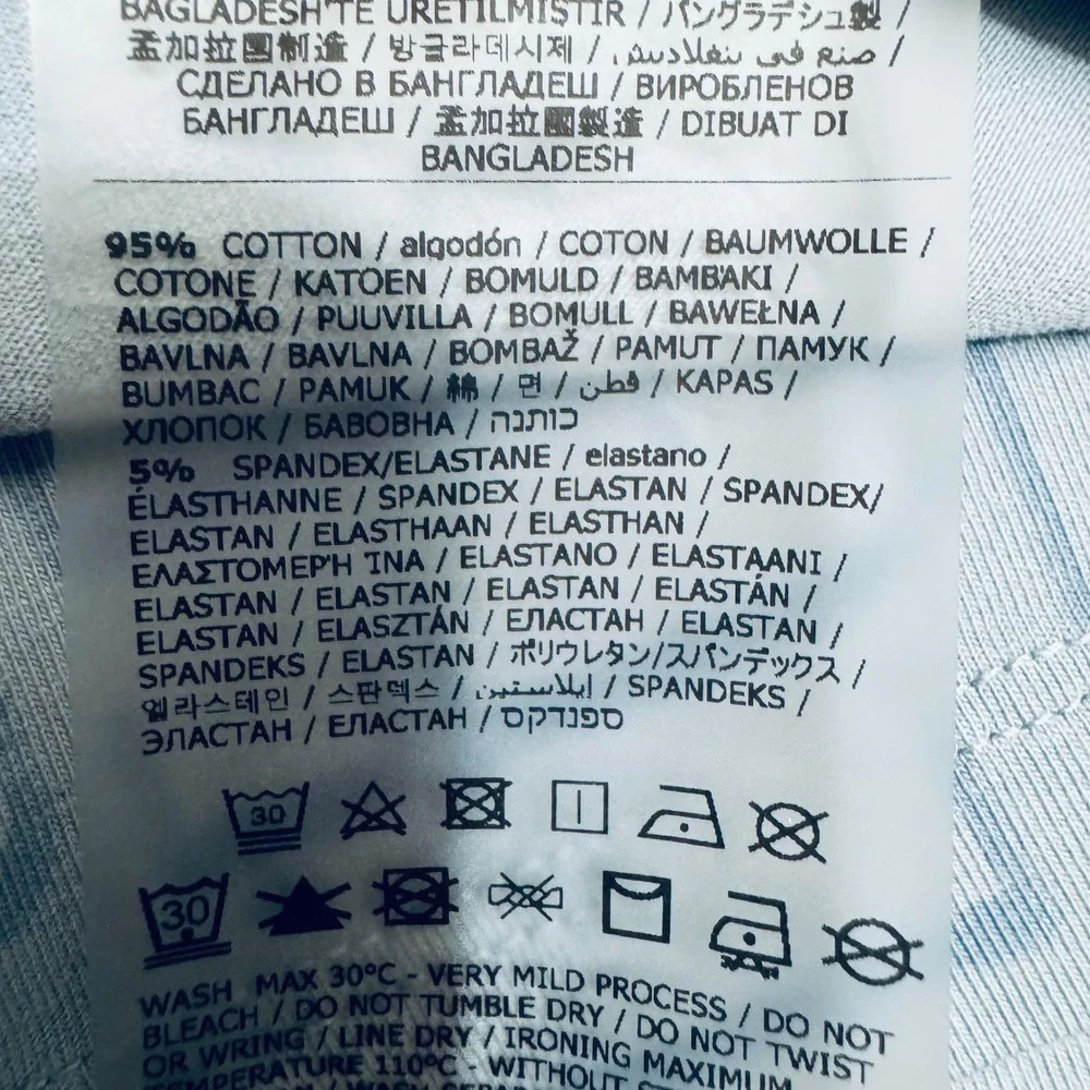 Guess Mens Active Nimbus T-Shirt XL Light Blue Logo Print Crew Neck Short Sleeve - Picture 9 of 12